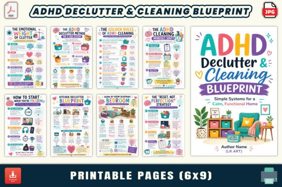 Download ADHD Declutter &amp; Cleaning Blueprint - Cleaning Collection
