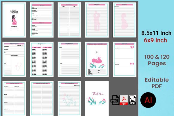 Download My 40 Weeks Pregnancy Journal - Pregnancy Collection