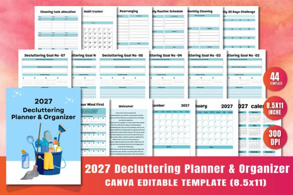 Download Decluttering Planner &amp; Organizer 2027 - Organizer Collection