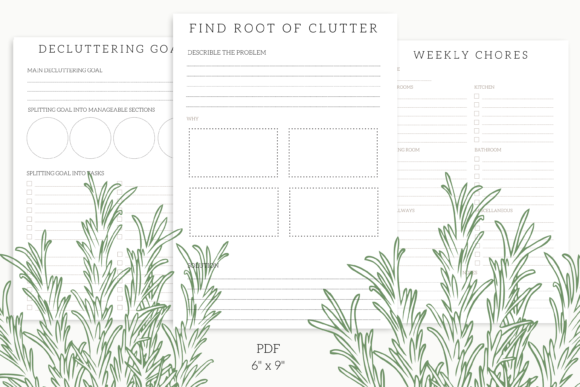 Download Decluttering &amp; Cleaning Planner - Cleaning Collection