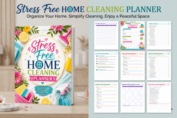 Download Stress Free Home Cleaning Planner - Cleaning Collection