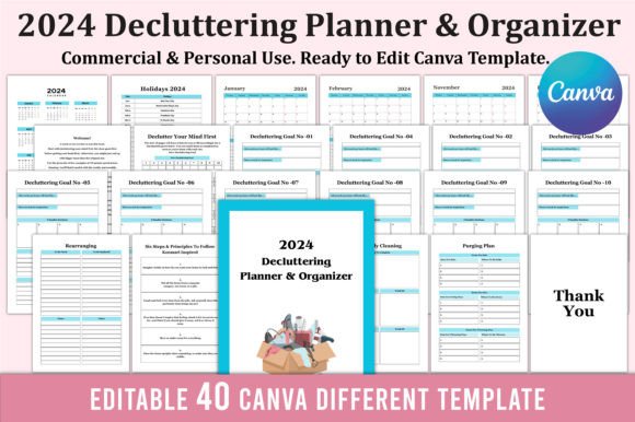 Download 2024 Decluttering Planner &amp; Organizer - Organizer Collection