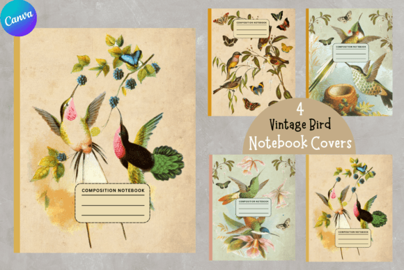 Download Vintage Bird KDP Cover / KDP Template - Kdp template Collection