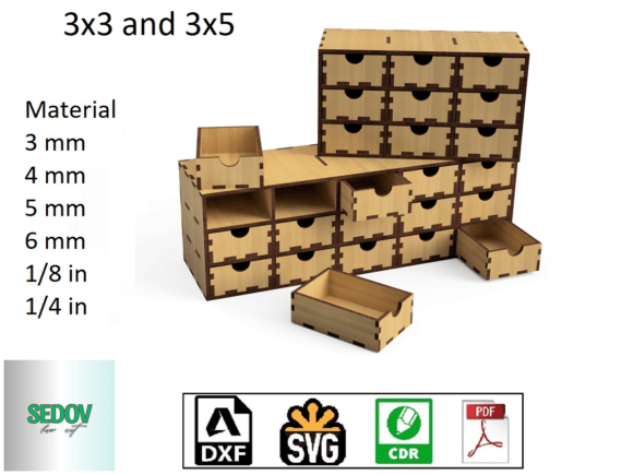 Download Laser Cut Drawer Organizer Storage Boxes - Organizer Collection